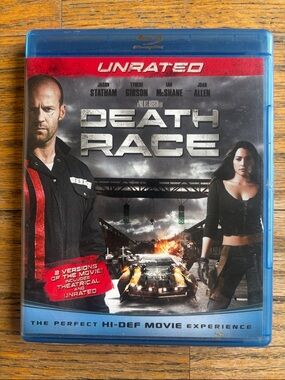 Death Race Blu-ray + DVD (Unrated Edition) Jason Statham - 2 Disc Set